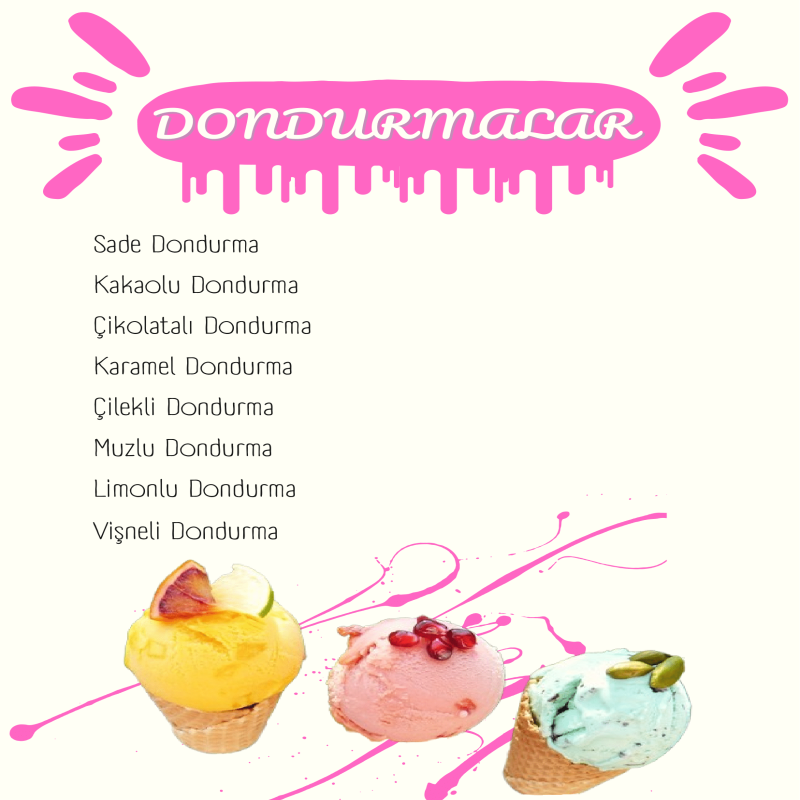Dondurma Çeşitleri