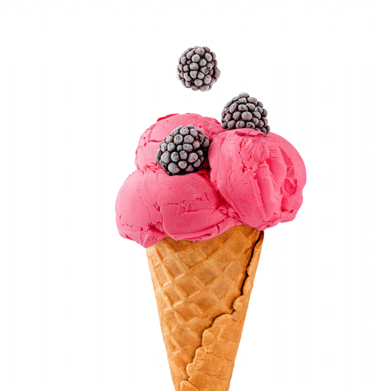 Böğürtlenli Dondurma